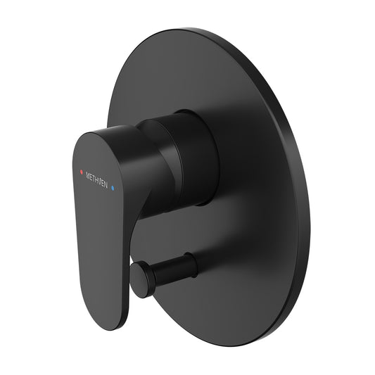 METHVEN GLIDE SHOWER / BATH MIXER WITH DIVERTER - MATTE BLACK - The Tile Collection™