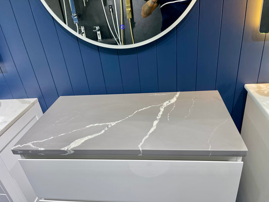 Calacatta Grey Marble Vanity Top 30mm
