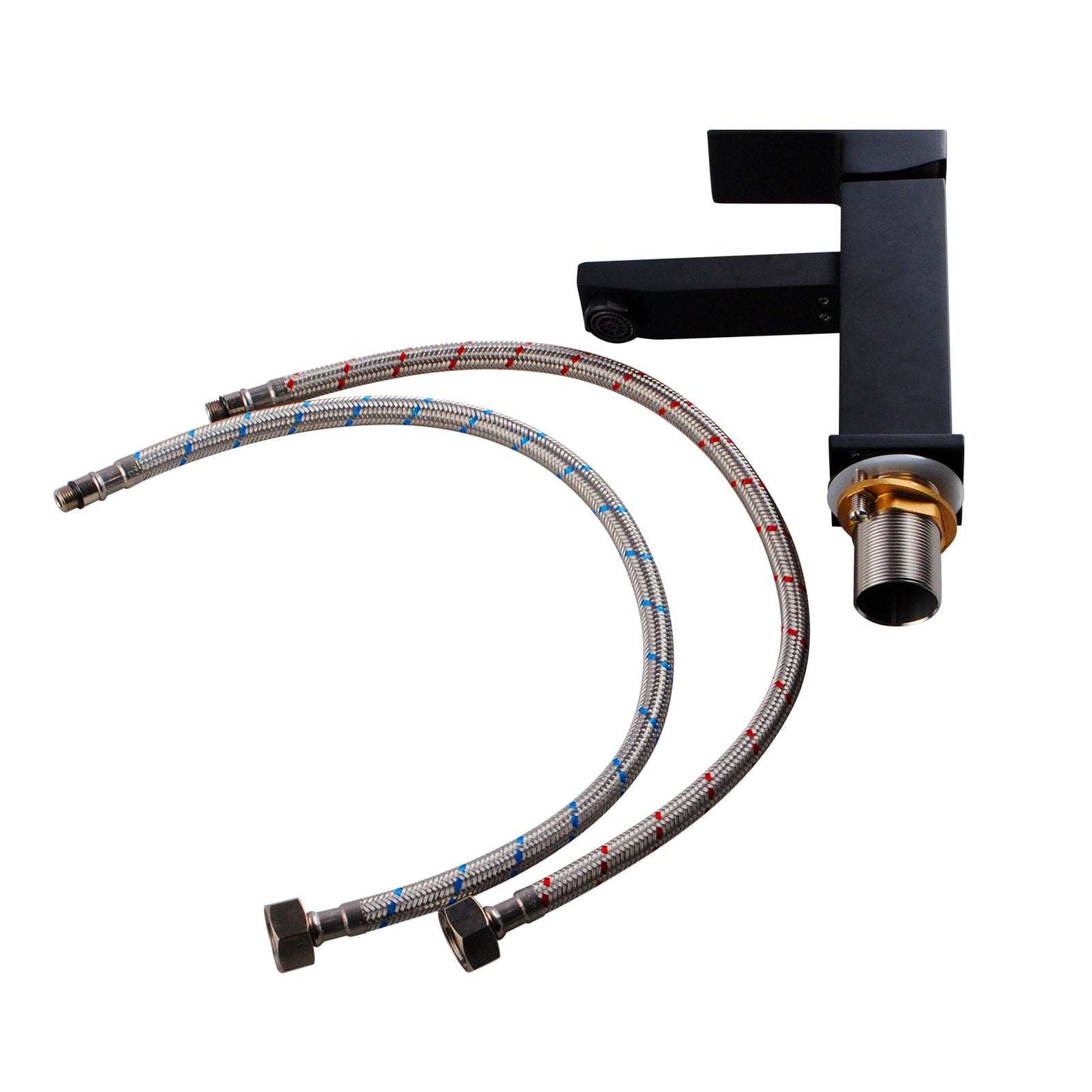 FUSION SLIM SQUARE BASIN MIXER - 2 COLOURS - The Tile Collection™