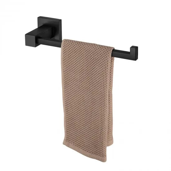 FUSION SQUARE HAND TOWEL HOLDER 250MM- MATTE BLACK