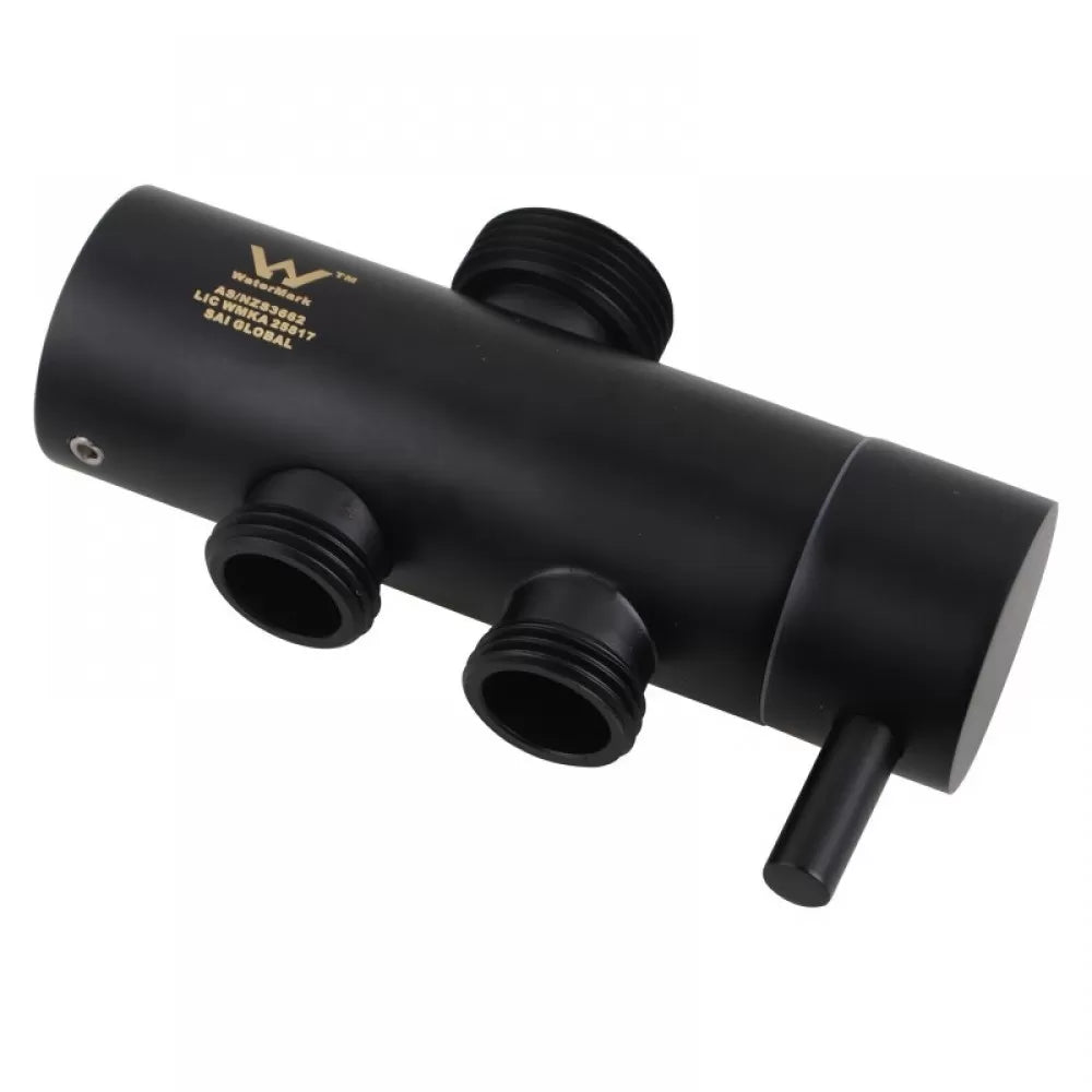 OPAL ROUND TWIN SHOWER COLUMN - MATTE BLACK - The Tile Collection™