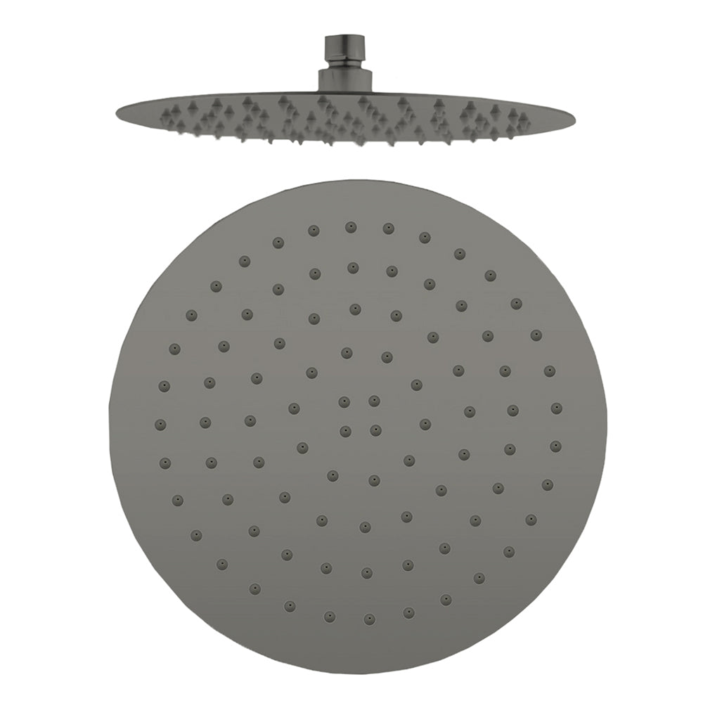 250MM ROUND SLIM RAIN SHOWER HEAD – 5 COLOURS FINISHES | 304 STAINLESS STEEL