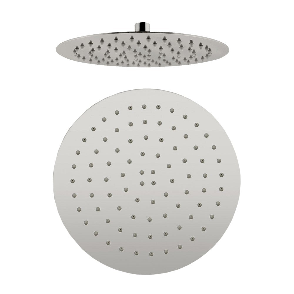 250MM ROUND SLIM RAIN SHOWER HEAD – 5 COLOURS FINISHES | 304 STAINLESS STEEL