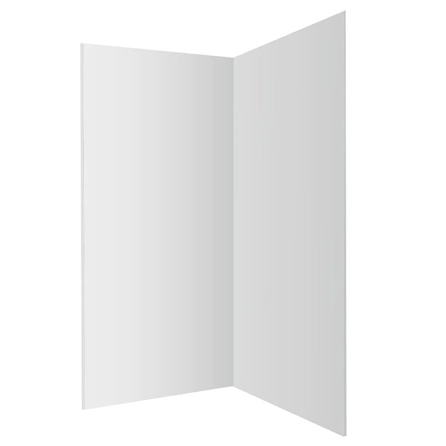 900X900MM ANGLED SHOWER ENCLOSURE KIT - CHROME - The Tile Collection™