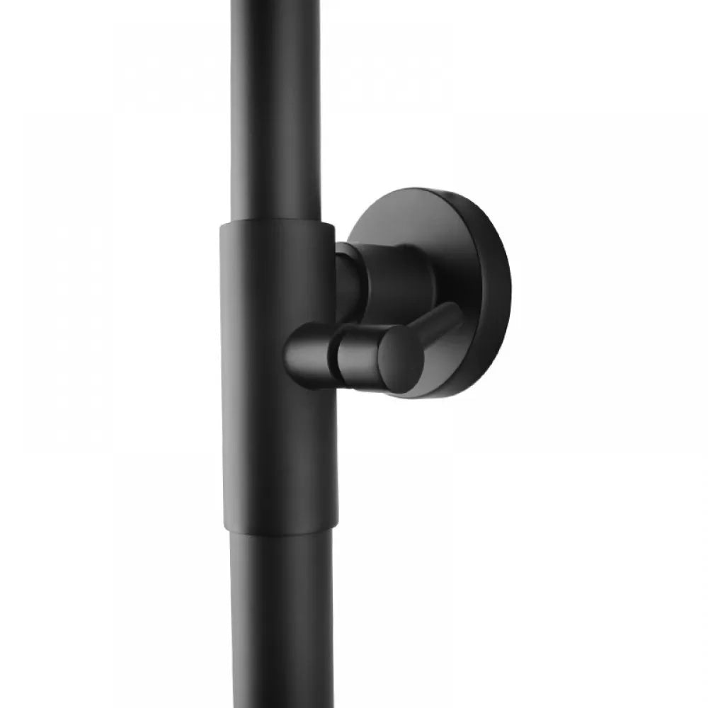 OPAL ROUND TWIN SHOWER COLUMN - MATTE BLACK - The Tile Collection™