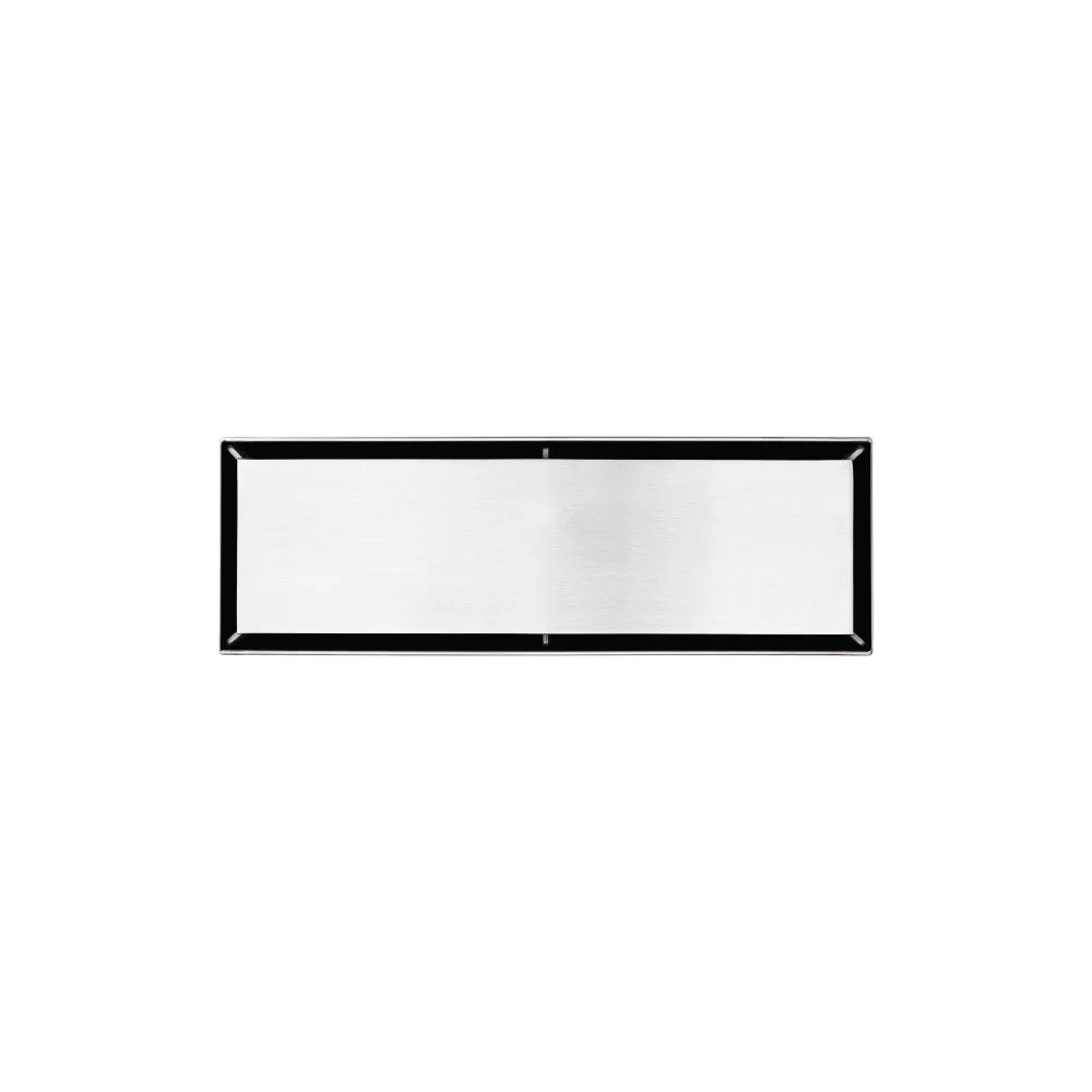 TRANQUILLITY CHANNEL DRAIN | SOLID | 300MM- BRUSHED STAINLESS - The Tile Collection™