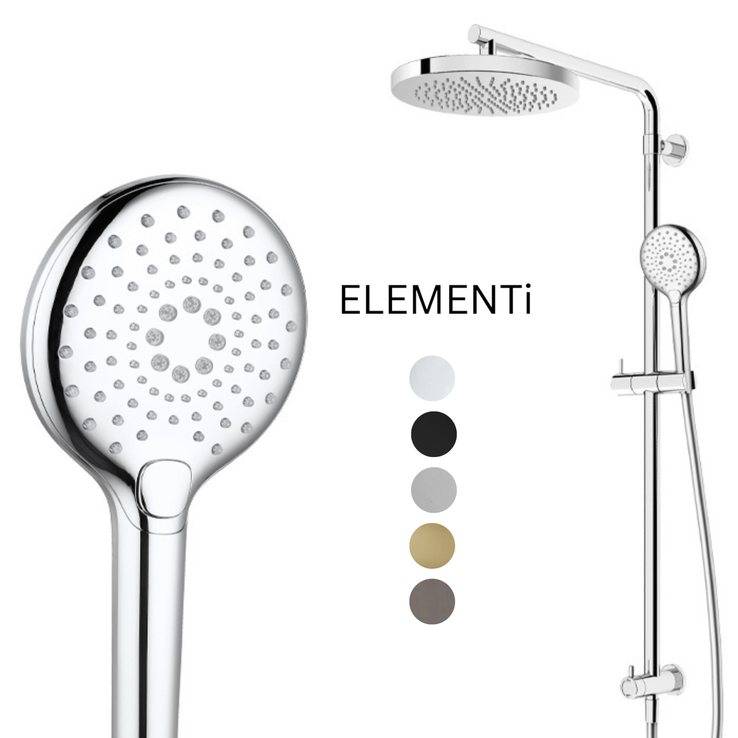 ELEMENTI SPLASH PLUS ROUND COLUMN SHOWER - 5 COLOURS - The Tile Collection™