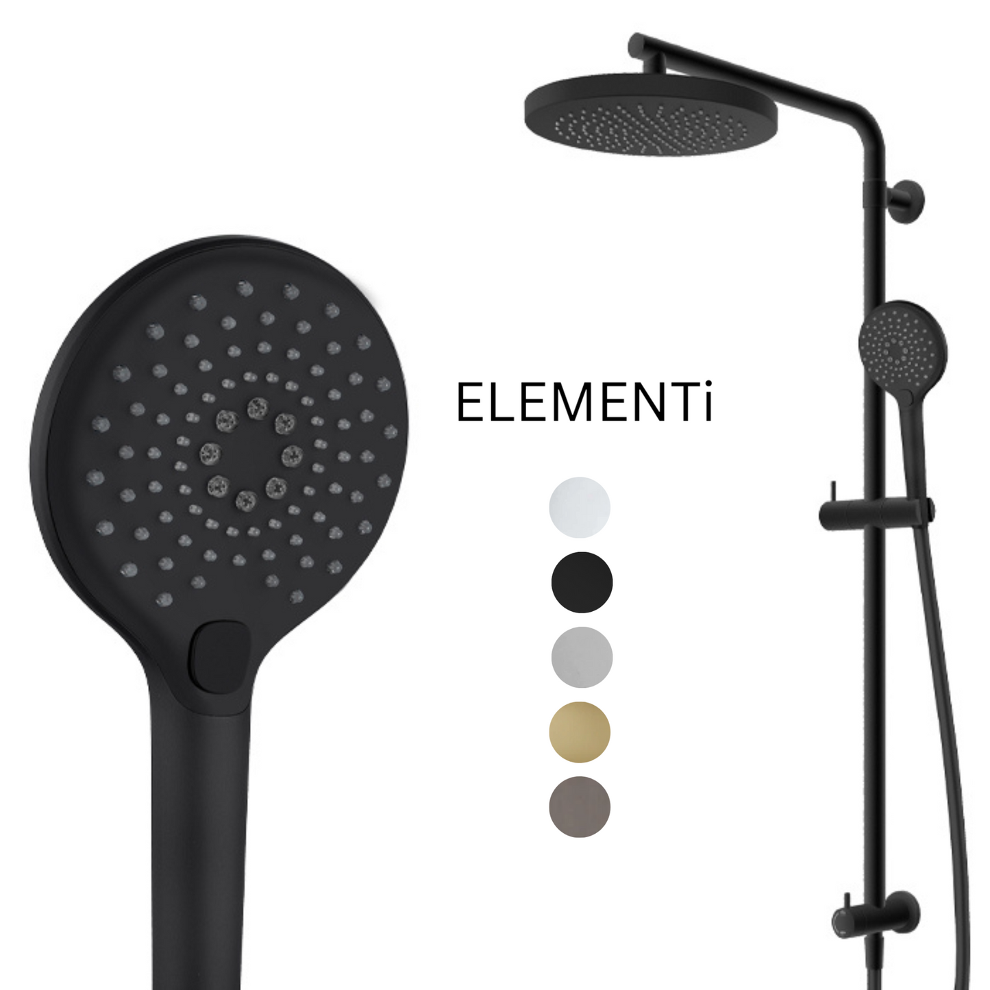 ELEMENTI SPLASH PLUS ROUND COLUMN SHOWER - 5 COLOURS - The Tile Collection™