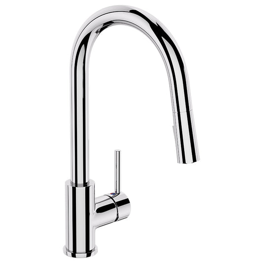 ELEMENTI UNO GOOSE NECK KITCHEN MIXER C/W POS - The Tile Collection™