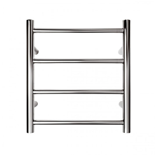 TRANQUILLITY JERSEY 4 BAR ROUND HEATED TOWEL WARMER 500H*550W*120D- POLISHESD STAINLESS - The Tile Collection™