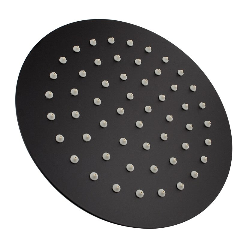 OPAL ROUND TWIN SHOWER COLUMN - MATTE BLACK - The Tile Collection™