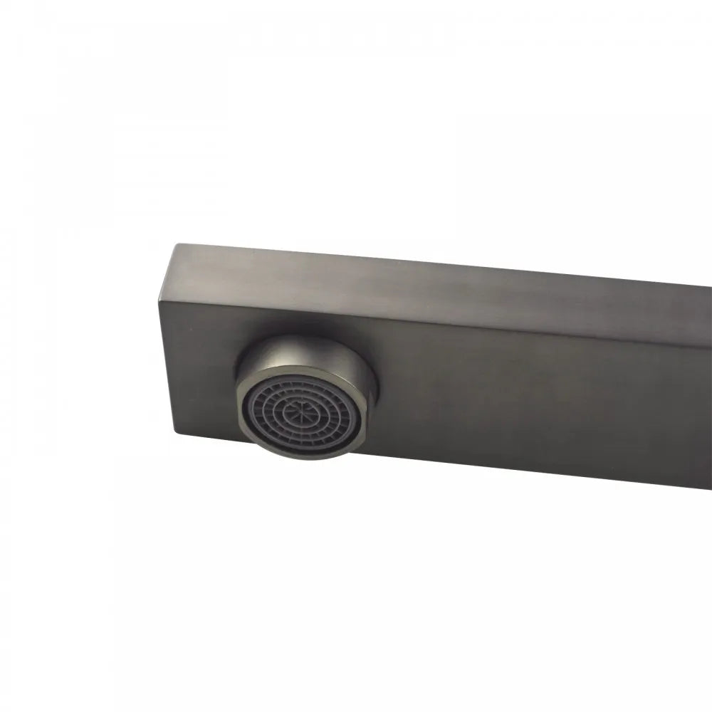 FUSION SQUARE SWIVEL BATH SPOUT 260MM - 5 COLOURS - The Tile Collection™