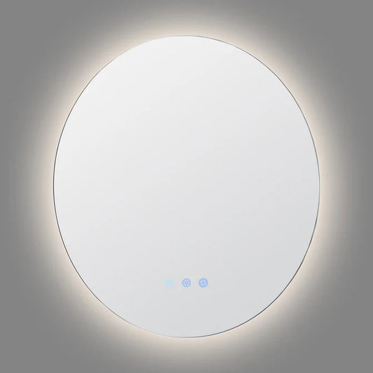 700MM ROUND BACKLIT LED MIRROR WITH MOTION SENSOR DEFOGGER | 3 COLOUR LIGHTS