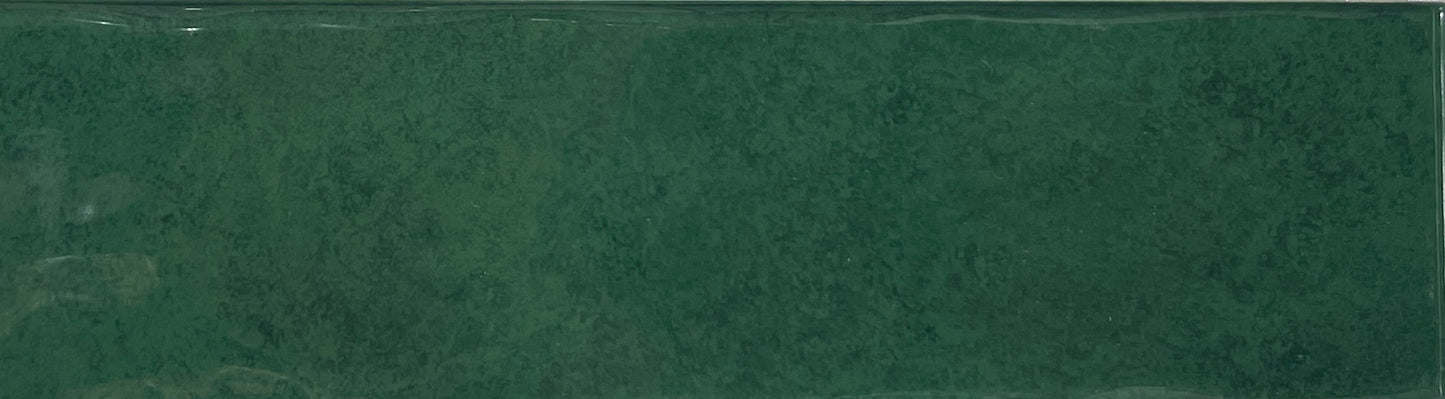 HUNTER/ DARK GREEN SUBWAY CERAMIC GLOSS FINISH TILES 75X300MM - $59/SQM - The Tile Collection™