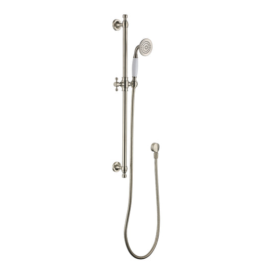 BORDEAUX SHOWER ON RAIL | 4 FINISHES