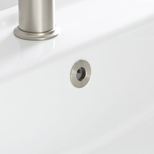 ZEPHYR BASIN OVERFLOW RING - BRUSHED NICKEL - The Tile Collection™