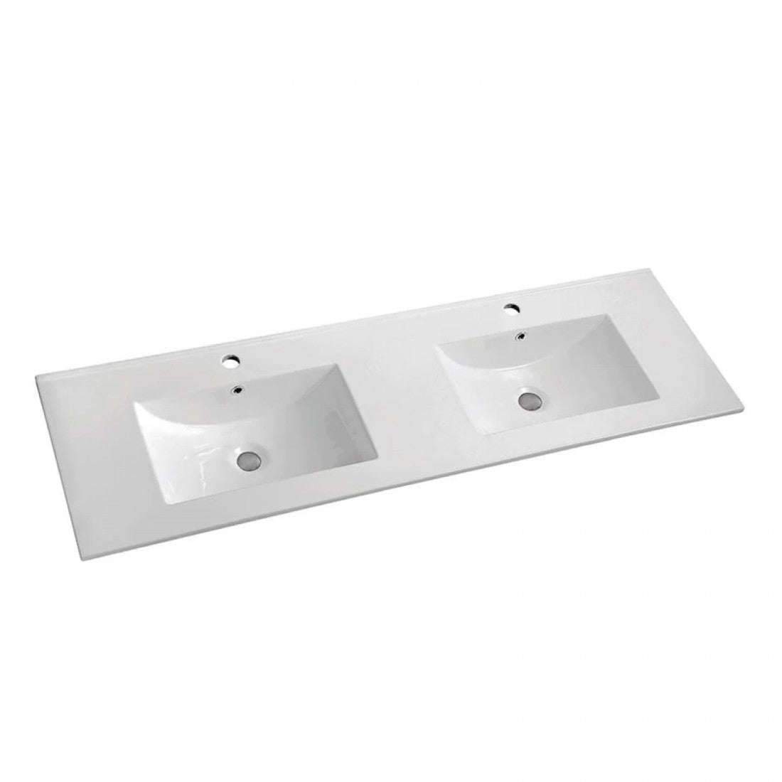 NELSON WALL HUNG VANITY | 1200MM | LIGHT OAK | PLYWOOD | DOUBLE BASIN - The Tile Collection™
