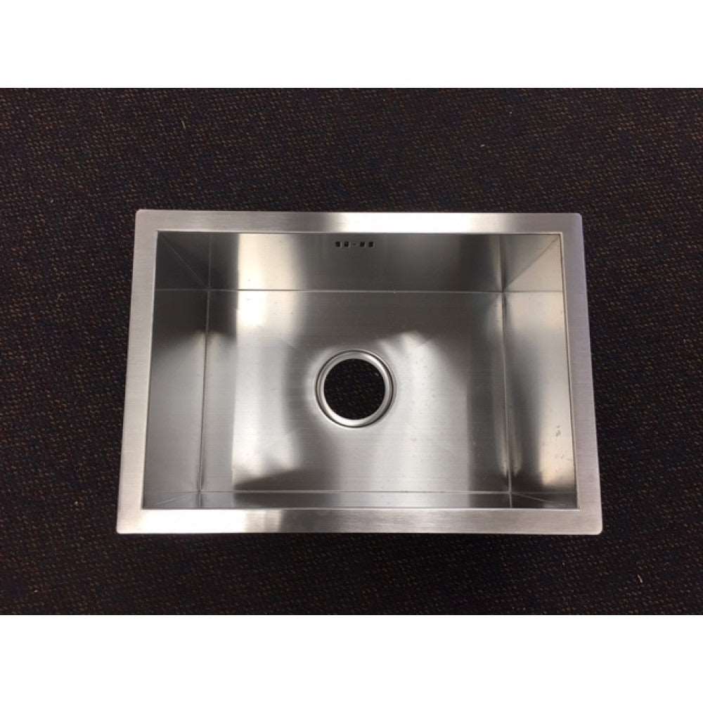 1300MM CHARRED ASH PLYWOOD LAUNDRY STATION | STONE BENCHTOP | STAINLESS STEEL SINK - The Tile Collection™