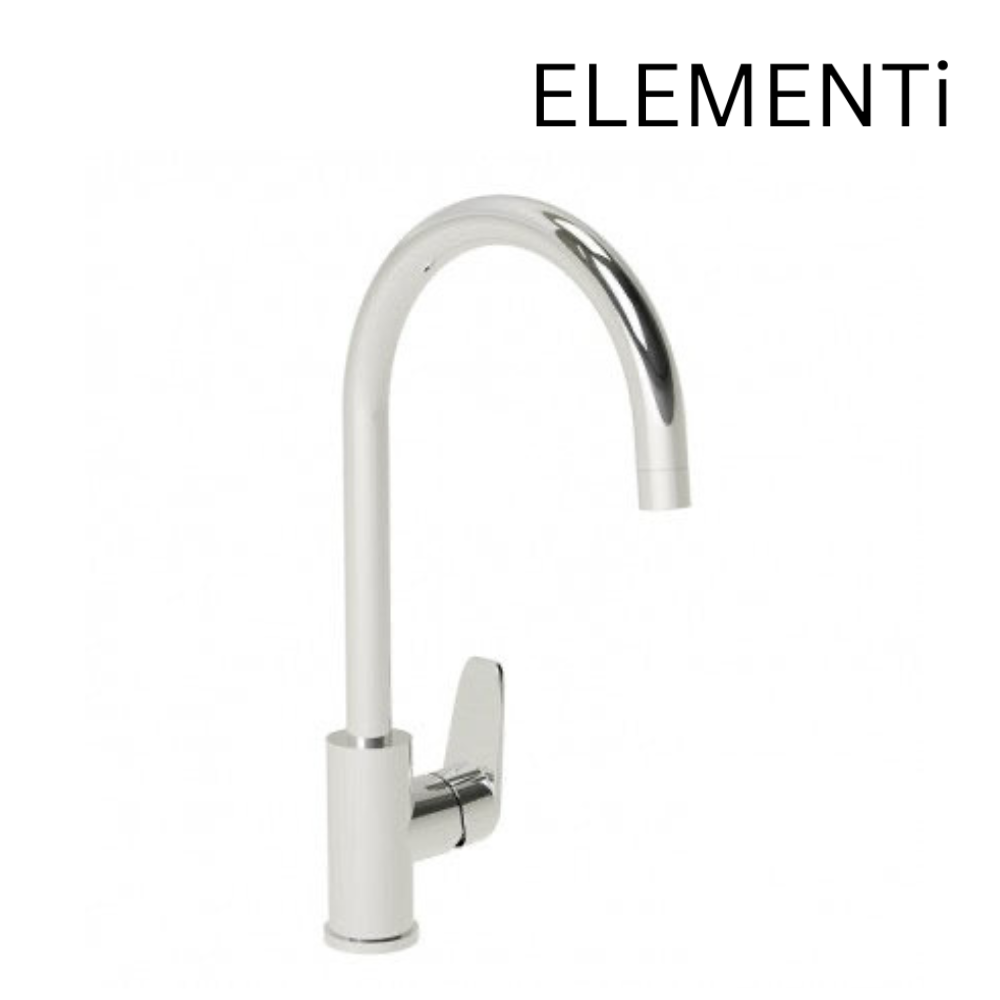 ELEMENTI CURA GOOSE NECK KITCHEN MIXER - The Tile Collection™