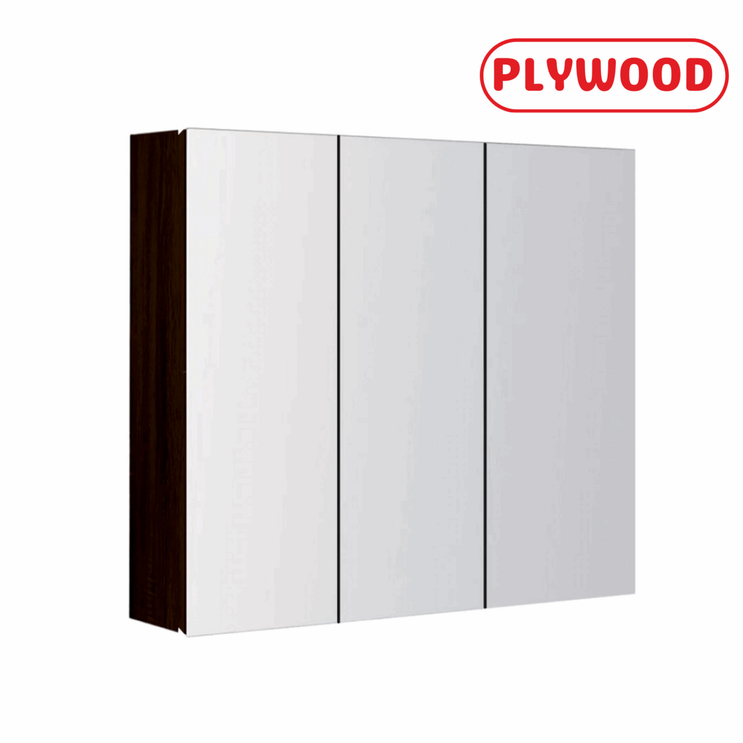 BATHROOM MIRROR CABINET | 1200MM | DARK OAK | PLYWOOD - The Tile Collection™