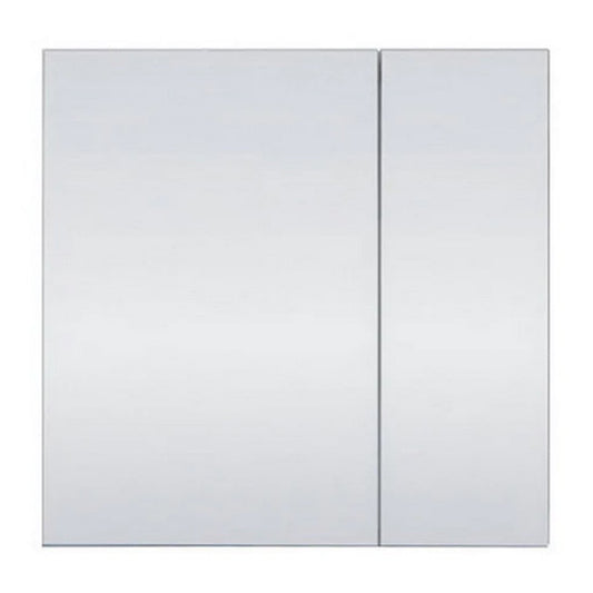 BATHROOM MIRROR CABINET | 750MM | DARK OAK | PLYWOOD - The Tile Collection™