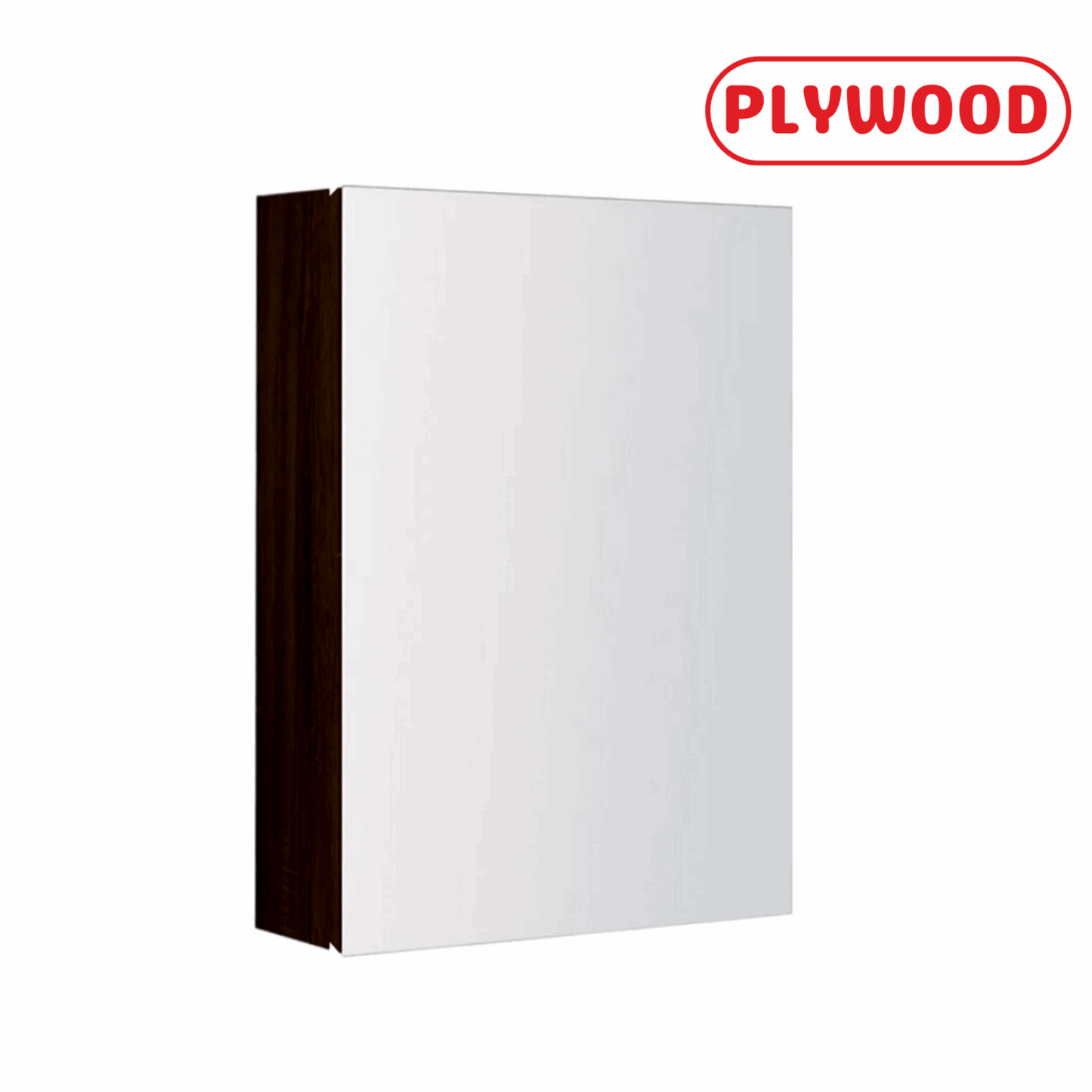 BATHROOM MIRROR CABINET | 450MM | DARK OAK | PLYWOOD - The Tile Collection™