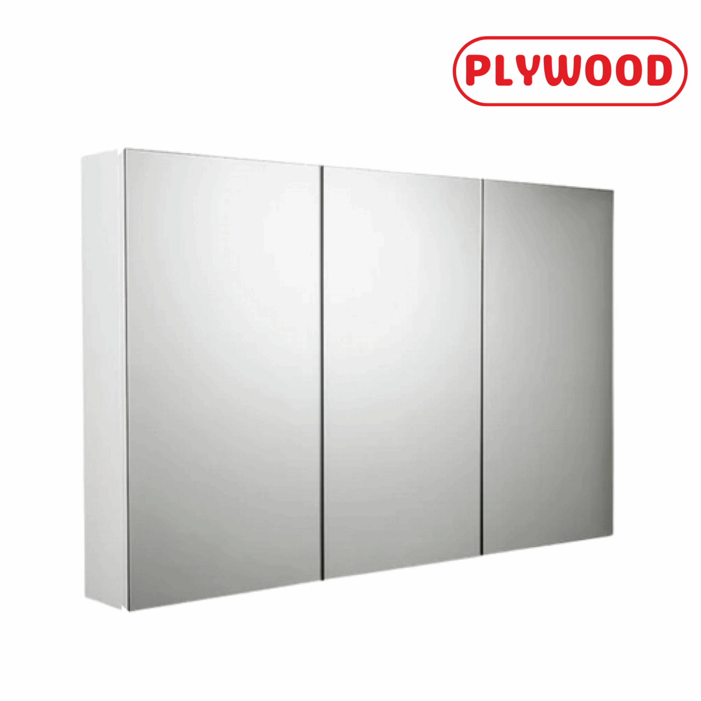 BATHROOM MIRROR CABINET | 1200MM | WHITE GLOSS | PLYWOOD - The Tile Collection™