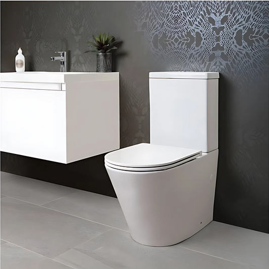 ENGLEFIELD EVORA RIMLESS BACK TO WALL TOILET SUITE - The Tile Collection™