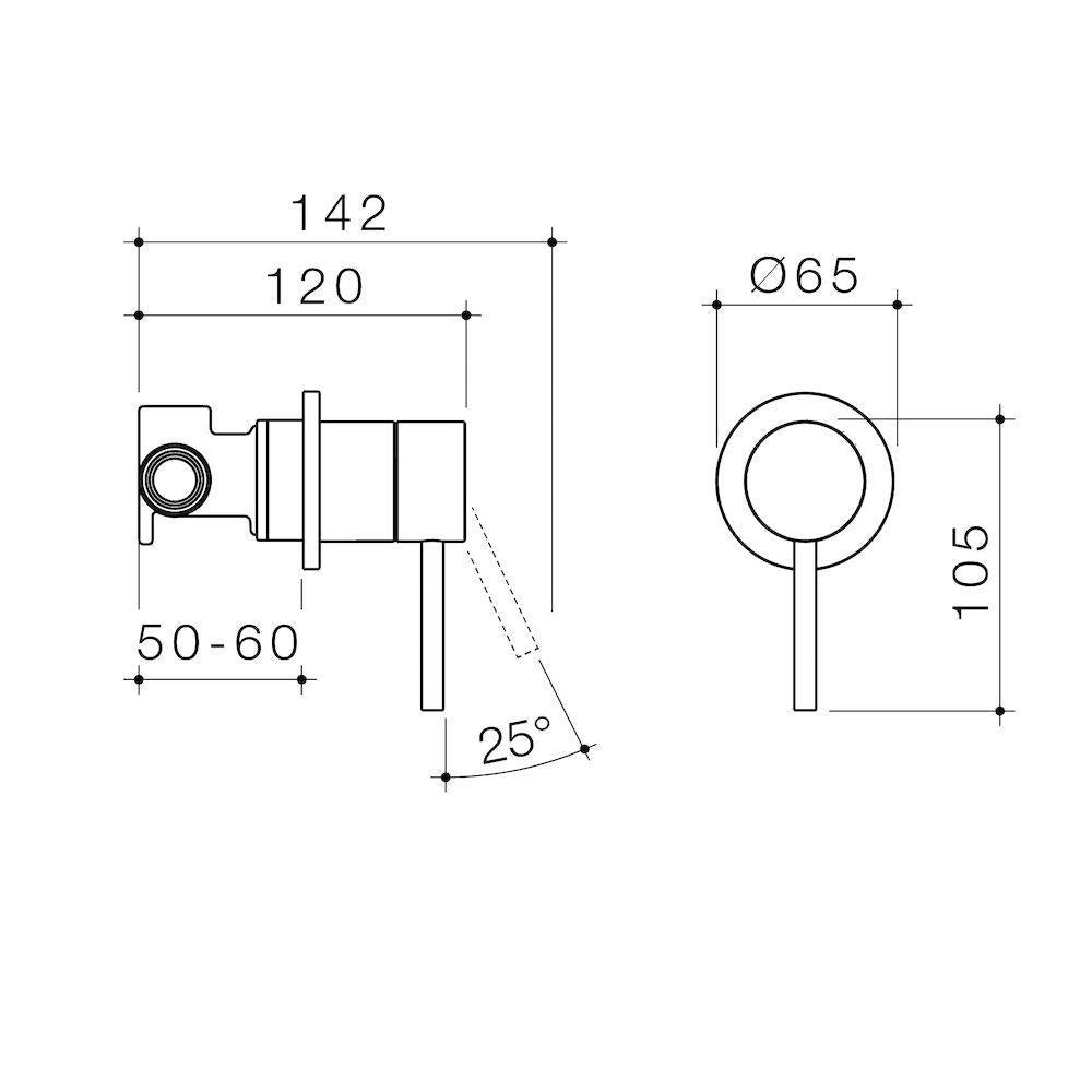 Caroma Liano II Bath/Shower Mixer Range | 5 Finishes