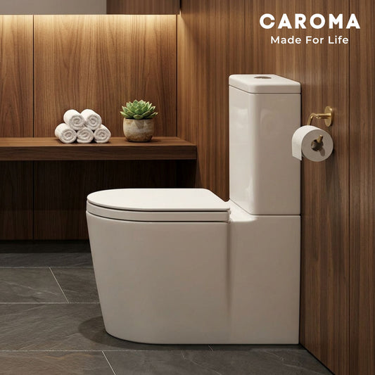 Caroma Liano CleanFlush® Wall Faced Close Coupled Back Entry Toilet Suite