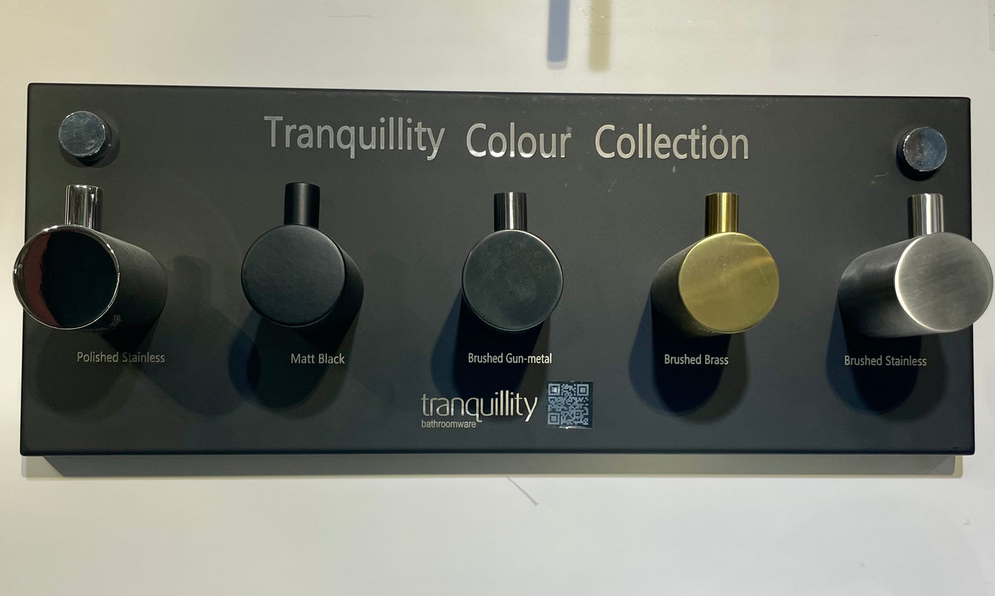 TRANQUILLITY JERSEY 9 BAR ROUND HEATED TOWEL WARMER 1200H*600W*120D- BRUSHED STAINLESS