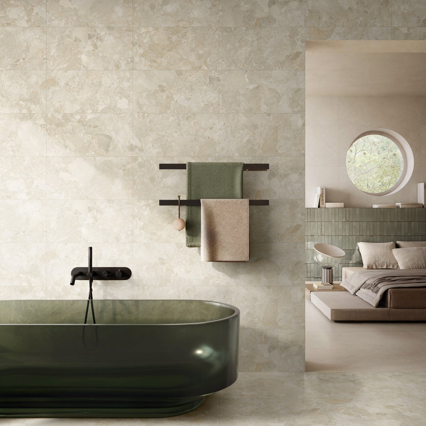 MATERA BEIGE PORCELAIN MATTE TILE 600X600MM - $49/SQM