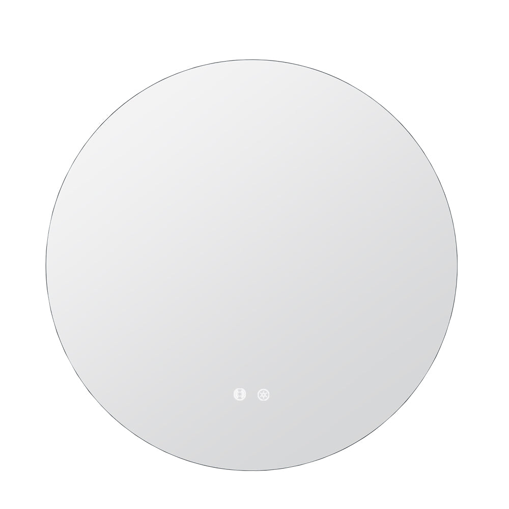 700MM ROUND BACKLIT LED MIRROR WITH MOTION SENSOR DEFOGGER | 3 COLOUR LIGHTS - The Tile Collection™