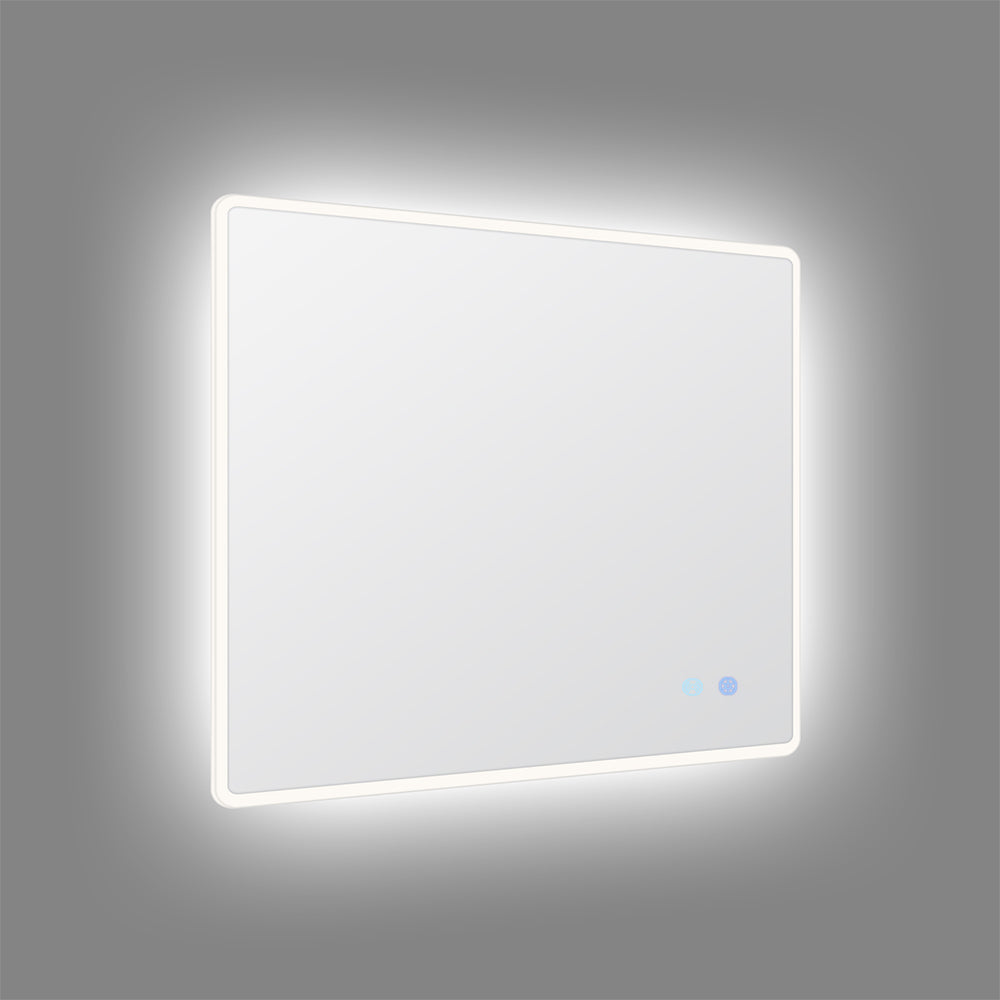 900X750MM RECTANGULAR LED MIRROR WITH MOTION SENSOR | DEMISTER | 3 COLOURS LIGHT