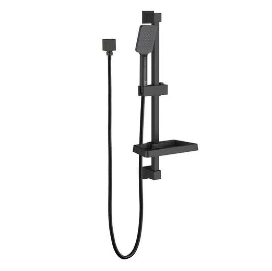 FUSION SQUARE SHOWER SLIDE WITH 3 FUCNTION HAND SHOWER | 5 COLOURS - The Tile Collection™