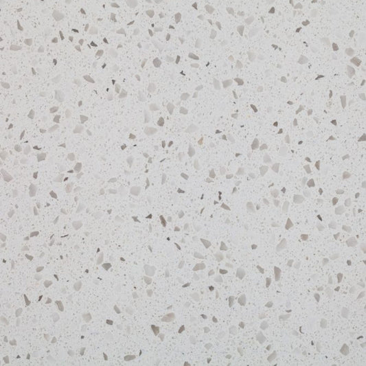 SNOW WHITE ENGINEERED STONE VANITY BENCHTOP - CUSTOM SIZES AVAILABLE