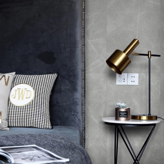 CLOUDY GREY HONED PORCELAIN TILE 600X1200MM - $75/SQM - The Tile Collection™