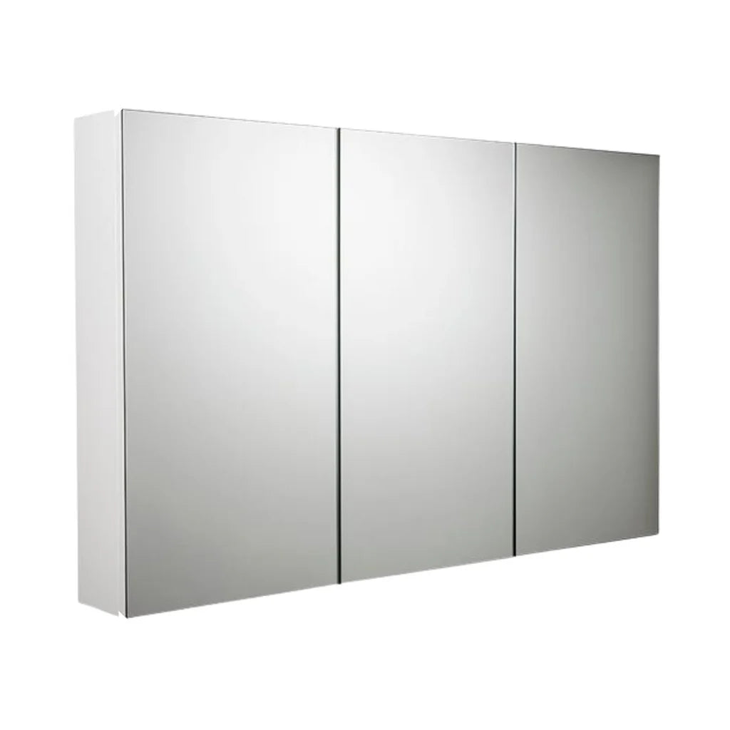 BATHROOM MIRROR CABINET | 1200MM | WHITE GLOSS | PLYWOOD - The Tile Collection™