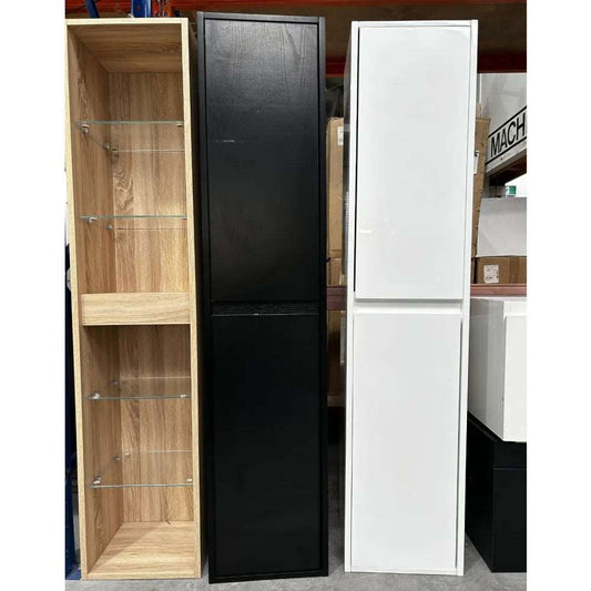 1600MM WHITE GLOSS PLYWOOD TALL CABINET - The Tile Collection™