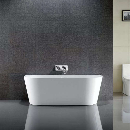 1500MM OVAL FREESTANDING BACK TO WALL BATH - The Tile Collection™