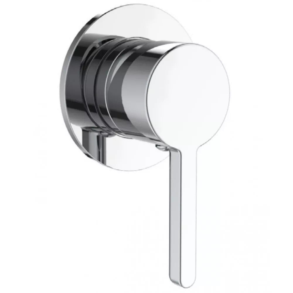 ENGLEFIELD STUDIO BATH/SHOWER MIXER PIN LEVER - POLISHED CHROME - The Tile Collection™
