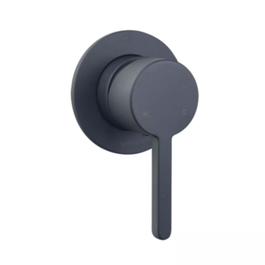 ENGLEFIELD STUDIO BATH/SHOWER MIXER PIN LEVER - MATTE BLACK - The Tile Collection™
