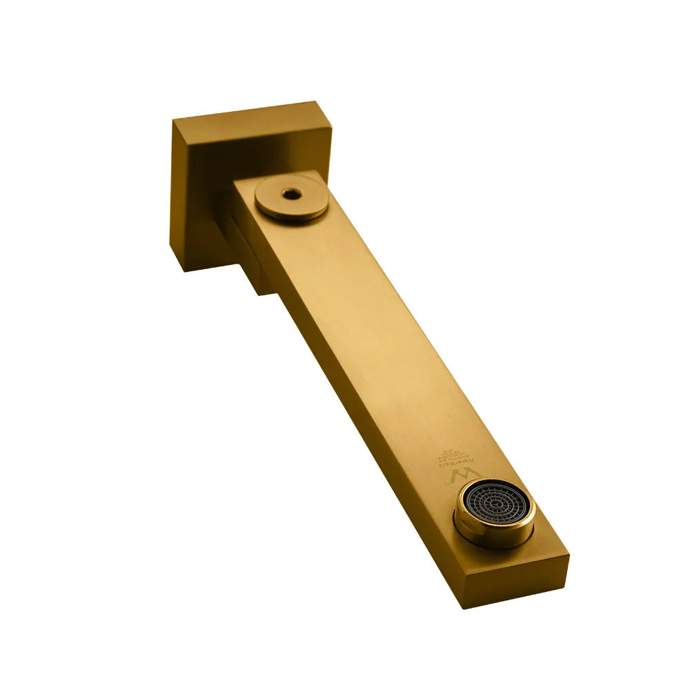 FUSION SQUARE SWIVEL BATH SPOUT 260MM - 5 COLOURS - The Tile Collection™