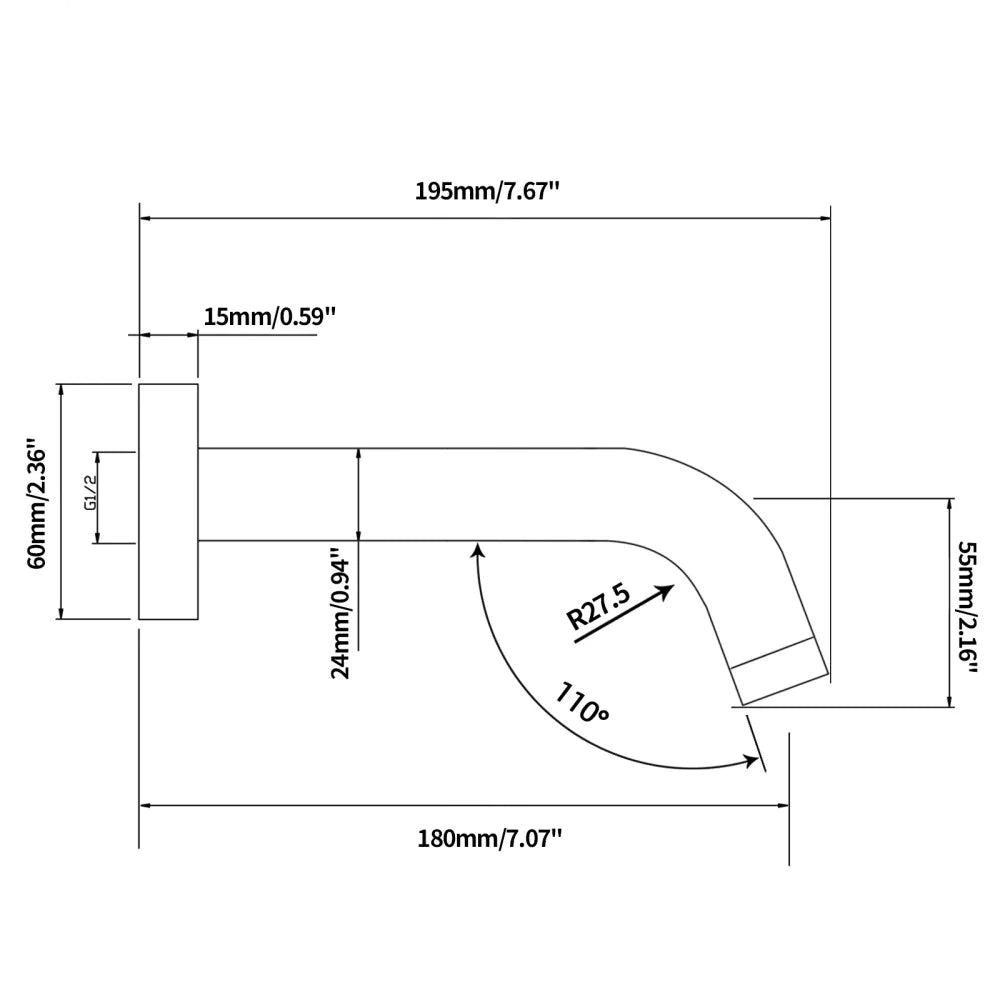 OPAL ROUND BATH SPOUT - 5 COLOURS - The Tile Collection™
