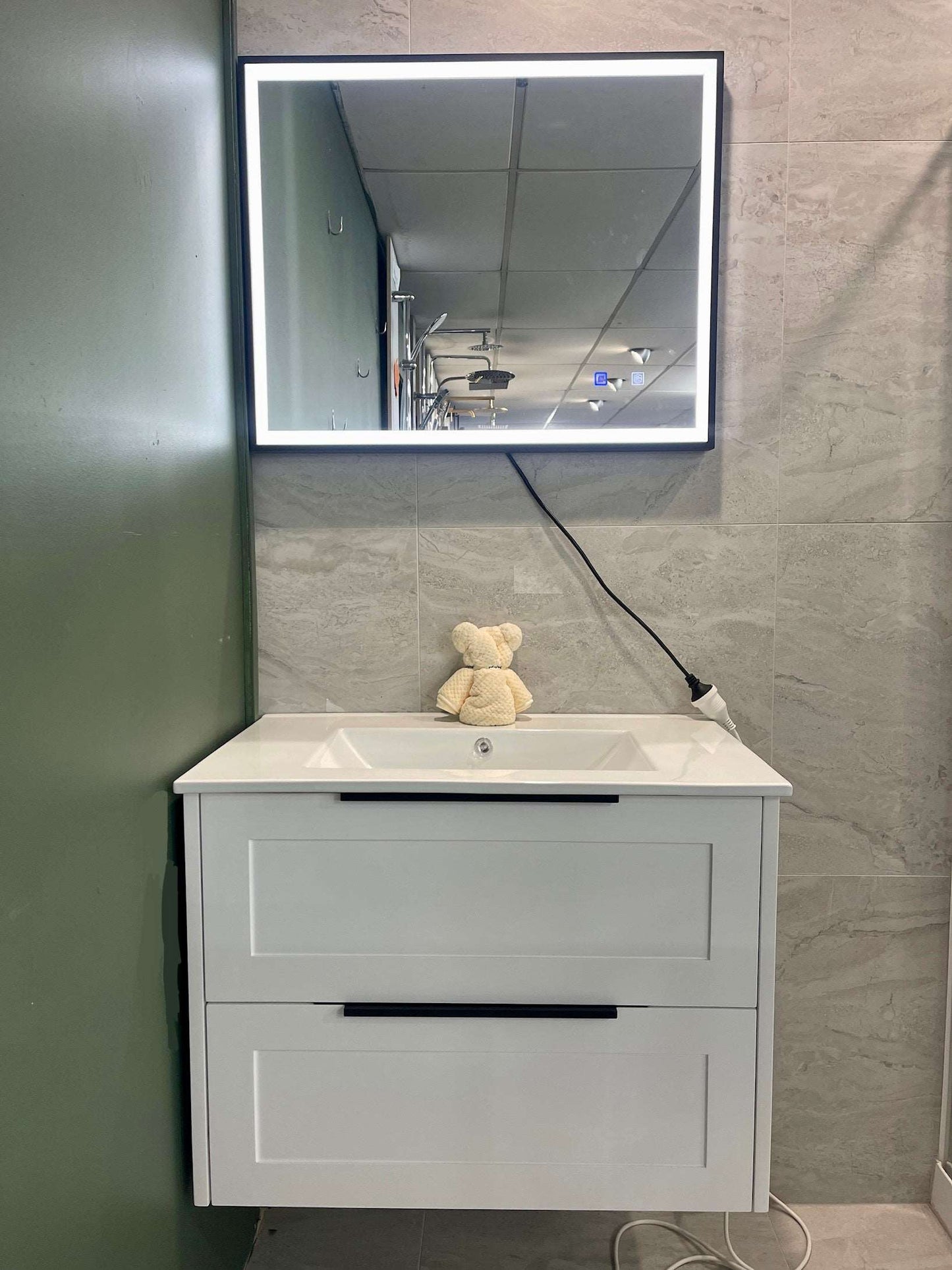 HAMPTON WALL HUNG VANITY | 750MM | SHAKER STYLE | PLYWOOD - The Tile Collection™