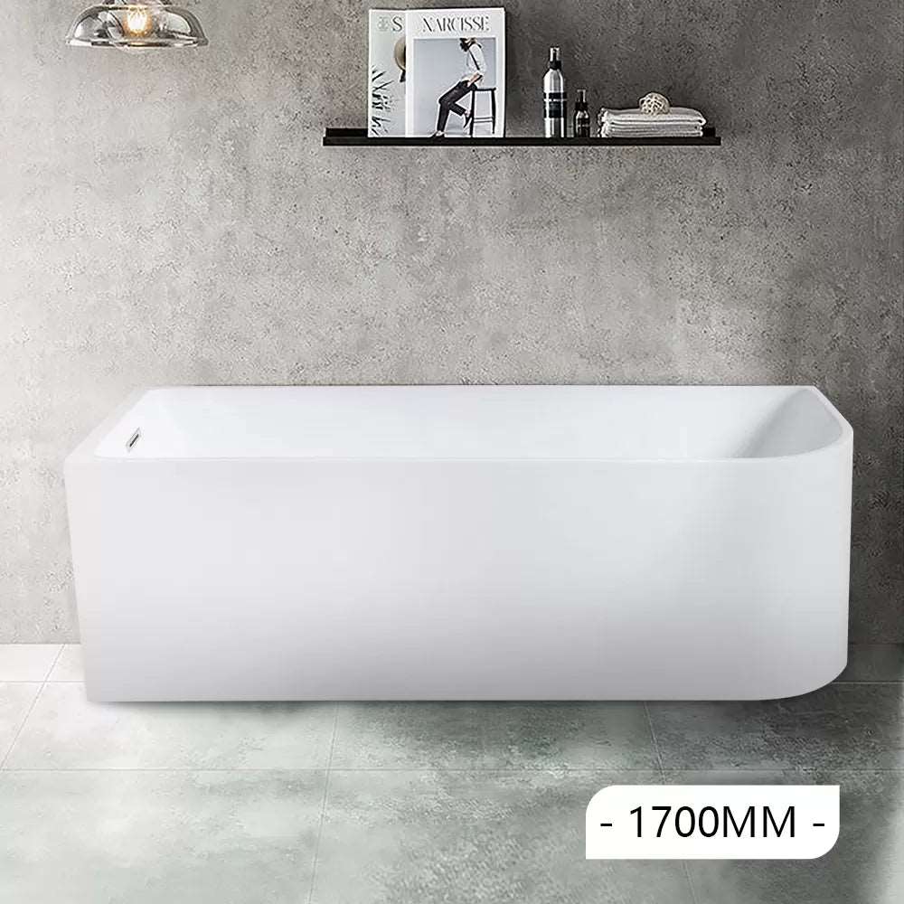 1700MM LEFT CORNER BACK TO WALL FREESTANDING BATH The Tile Collection™