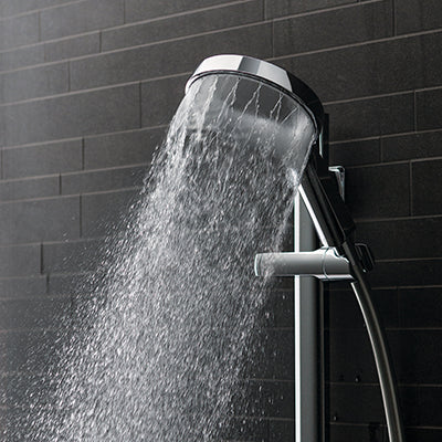 METHVEN AURAJET AIO RAIL SHOWER - CHROME - The Tile Collection™