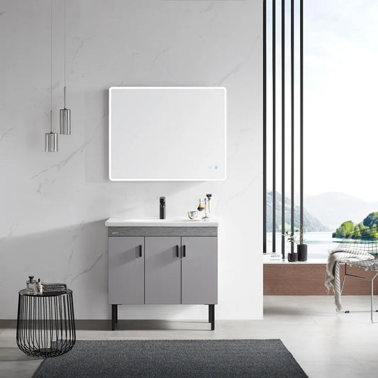 750X600MM RECTANGULAR LED MIRROR WITH MOTION SENSOR | DEMISTER | 3 COLOURS LIGHT - The Tile Collection™