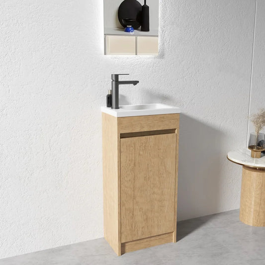 BC7 400MM PLYWOOD FLOOR STANDING VANITY WITH CERAMIC TOP - The Tile Collection™