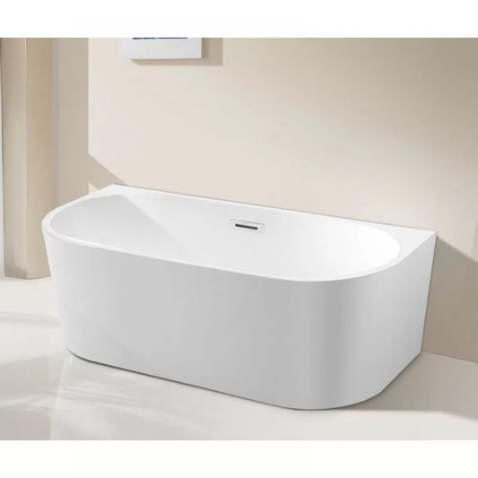 1500MM OVAL FREESTANDING BACK TO WALL BATH - The Tile Collection™